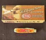 W.R. Case & Sons Cutlery Co., Item No. 55911, 154 621 54 SS, Tiny Trapper BN PS, Orange Blaze