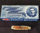 Crandall Cutlery Company, Item No. 07356, 154 6254 88, Tiny Trapper BN CR, Caramel