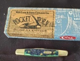 W.R. Case & Sons Cutlery Co., Item No. 05667, Eisenhower BN PS, Aquamarine