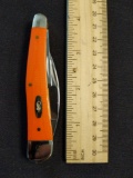 W. R. Case & Sons Cutlery Co., Item NO. 06220, 55wtt, 10355WH SS, Seahorse WHTL, orange, MI SM