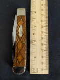 W. R. Case & Sons Cutlery Co., Item NO. 08250, 54, 7254 SS, trapper Oak, WD SM