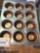 1 Lot of 6 Aluminum Popover Pans