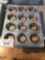 1 Lot of 6 Aluminum Popover Pans