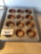 1 Lot of 6 Aluminum Popover Pans