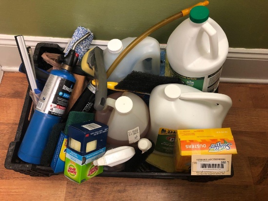 Lot of Assorted Cleaning Products