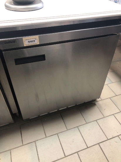Delfield 32" Under Counter Refrigerator