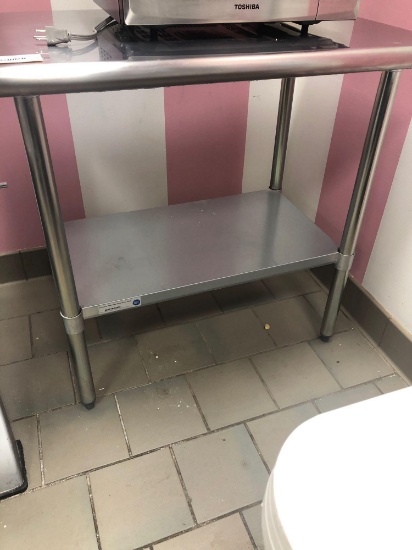 Stainless Steel Prep Table with Undershelf