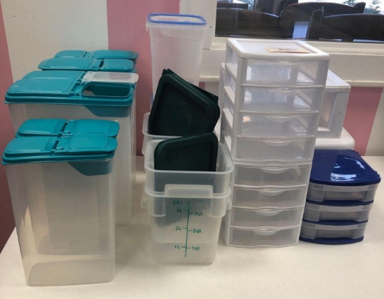 Assorted Storage Containers