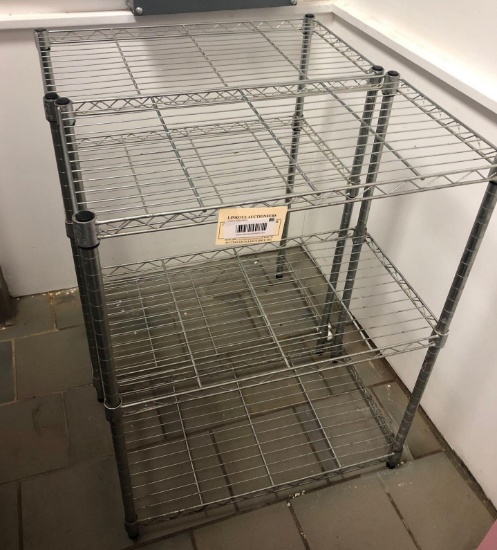 Lot of 2 Wire shelving units