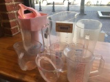 1 Lot of 8 Measuring Pitchers