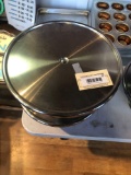 1 Lot of 2 Stainless Steel Cake Stands