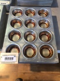 1 Lot of 6 Aluminum Popover Pans