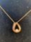 14K Yellow Gold Diamond Pendant