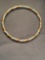 Mexican Silver and Copper Bangle