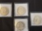1 Lot of 4 Morgan Dollars