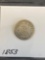 1853 Seated Liberty Dime