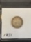 1871 Seated Liberty Dime