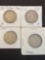 1 Lot of 4 Barber Quarters