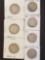 1 Lot of 8 Barber Quarters