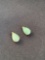 14K Apple Green Earrings