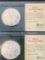 1 Lot of 2 2005 Silver American Eagles