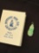 14K Gold And Apple Green Jade Pendant