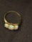 14K Gold 3 Opal Women's Ring