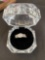 14K White gold Ring Containing Approximate 1Ct Round Diamond