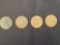 1 Lot of 4- 2 Cent Coins