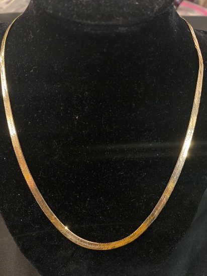18" 14K Yellow Gold Necklace