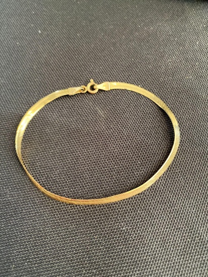 7" 14K Yellow Gold Bracelet