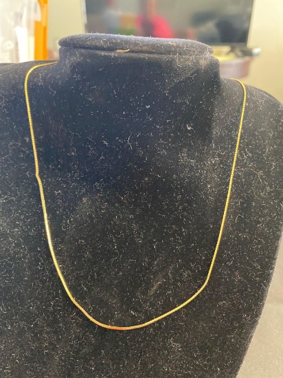 16" 14K Gold Box Chain