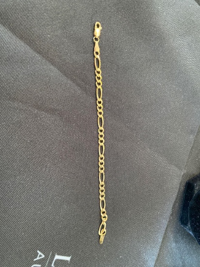 7" 14K Yellow Gold Bracelet