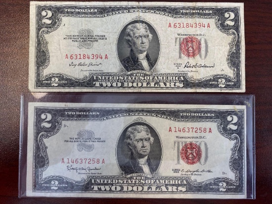 2 $2 Red Seals