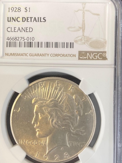 1928 Peace Dollar