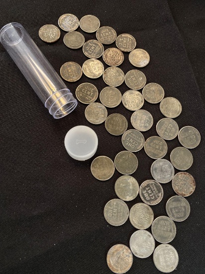 1 Roll of Approximately 50 Steel Cents