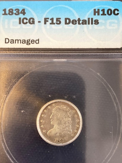 1834 Capped Bust Dime