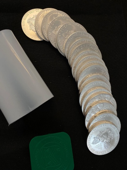 1 Lot of 20 2011 Walking Liberty Silver Dollars