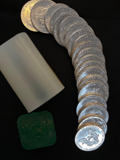 1 lot of 20 1988 Walking Liberty Silver Dollars