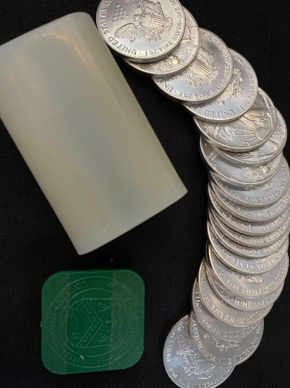 1 Lot of 20 1989 Walking Liberty Silver Dollars