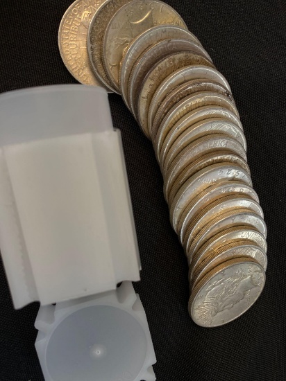 1 Lot of 20 Peace Dollars