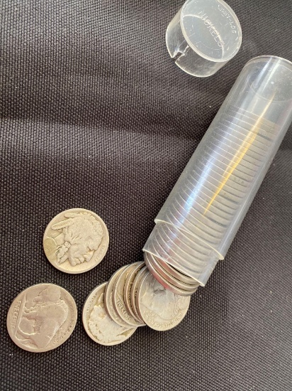 1 Lot of 38 Buffalo Nickels
