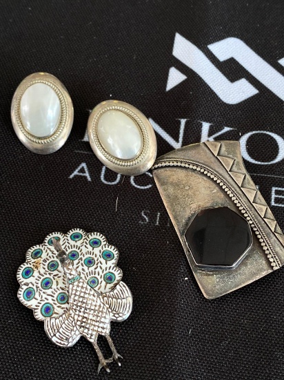 Assorted Vintage Sterling Jewelry