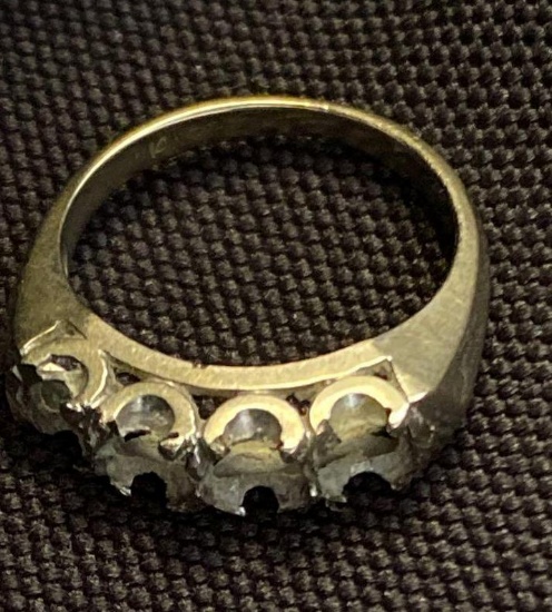 14K White Gold Setting Ring