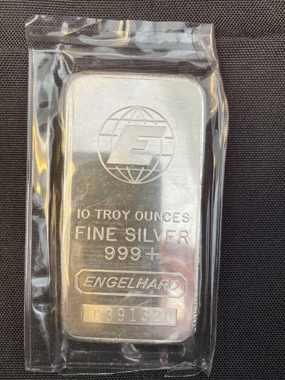 Englehard 10 Troy oz Silver Bar