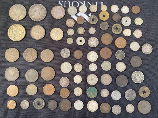 1 Lot of Foreign and De-faced Coins