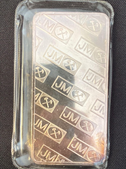 Johnson Matthey & Refiners Silver Bar- 10 Troy oz