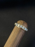 Ladies Diamond Band Containing Round Brilliant Cut Diamonds by 