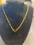 14K Yellow Gold Fashion Necklace, 14