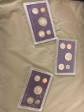 1 Lot of 3 U.S. Proof Sets